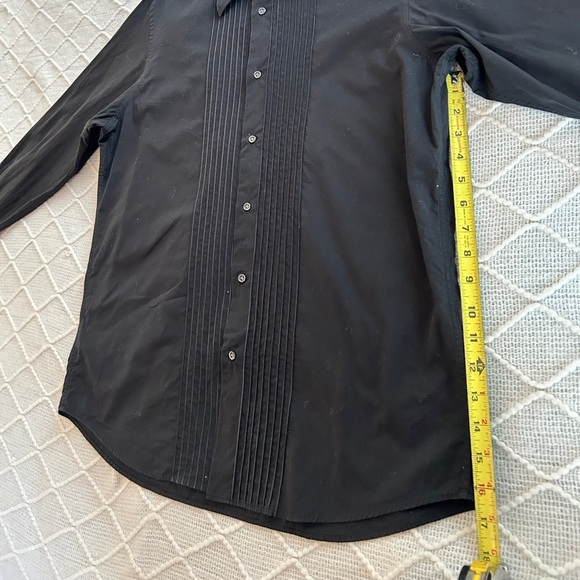 BOSS Hugo Boss Men’s Black Button Down Dress Shirt. Size 17 neck - Picture 8 of 10